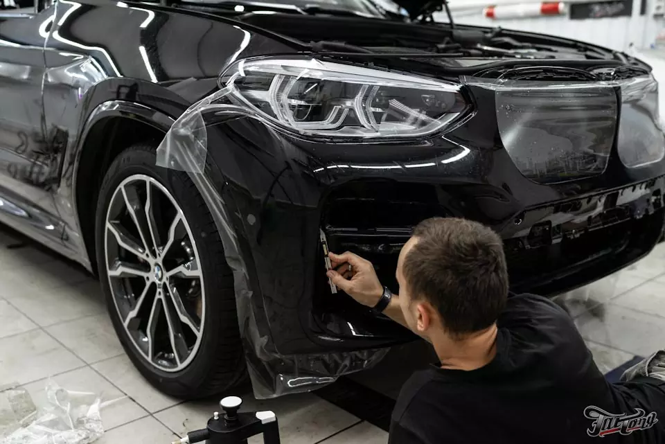 BMW X3 (G01). Полная оклейка кузова в полиуретан (антигравийная защита).
